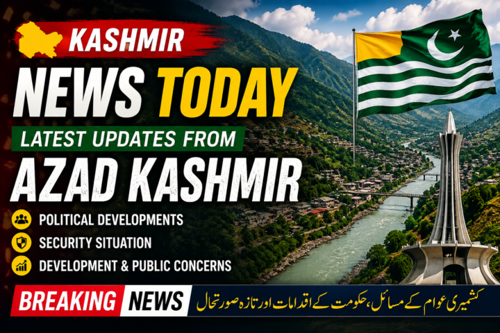 Kashmir News Today: Developments in Azad Jammu & Kashmir Amid Political Tensions